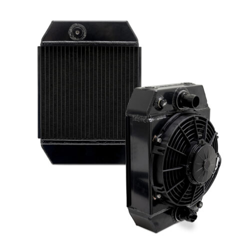 Mishimoto Universal Drag Race Performance Aluminum Radiator - Black - Image 7