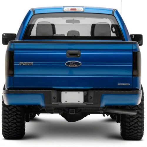 Raxiom for 2009-2014 Ford F-150 Styleside Axial Series LED Tail Lights w/ Halo- Black Housing (Smoked Lens) - Image 8