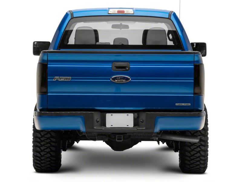 Raxiom for 2009-2014 Ford F-150 Styleside Axial Series LED Tail Lights w/ Halo- Black Housing (Smoked Lens) - Image 8