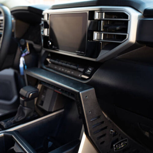 DV8 Offroad 22-23 Toyota Tundra Center Console Molle Panels/Device Mount - Image 3