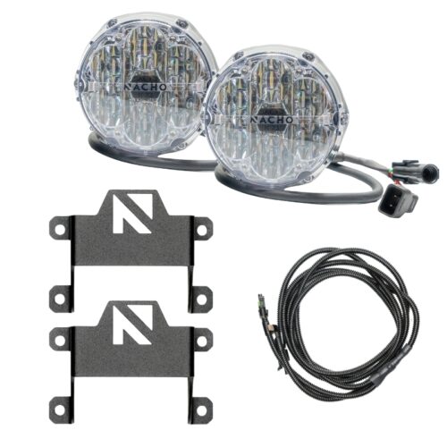 Nacho Lighting Ford Bronco Nacho SAE Only Plug N Play Fog Light Kit - White - Image 2