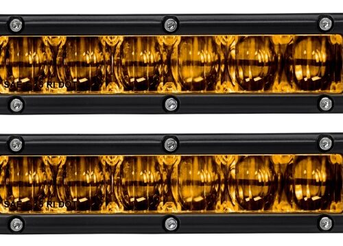 Rigid Industries 6in SR-Series Pro Dot / SAE Fog Lights (Pair) - Selective Yellow