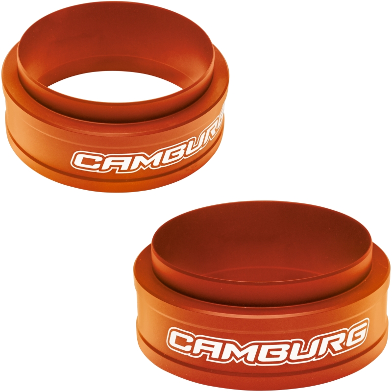 Camburg Ford Raptor 21-23 1.5in Front Spring Preload Spacer Kit (Fox Orange) - Image 3