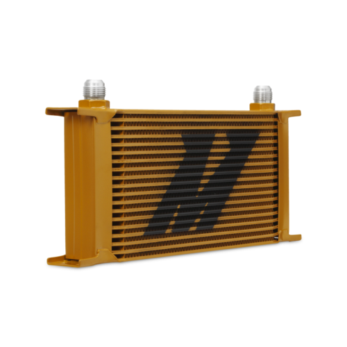 Mishimoto Universal 19 Row Oil Cooler - Gold - Image 8