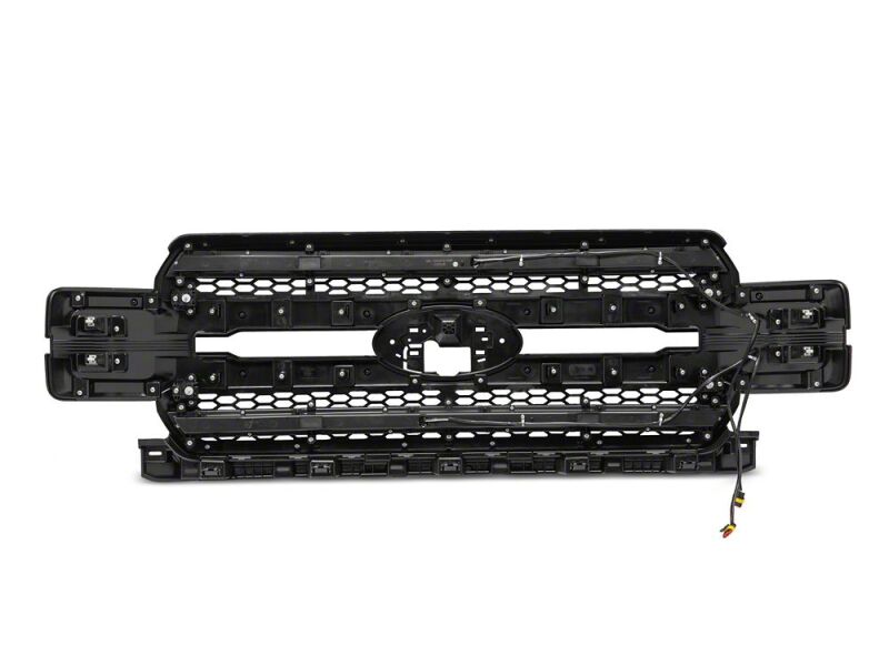 Raxiom for 2018-2020 Ford F-150 CXR Series LED Upper Replacement Grille with White DRL- Black - Image 7