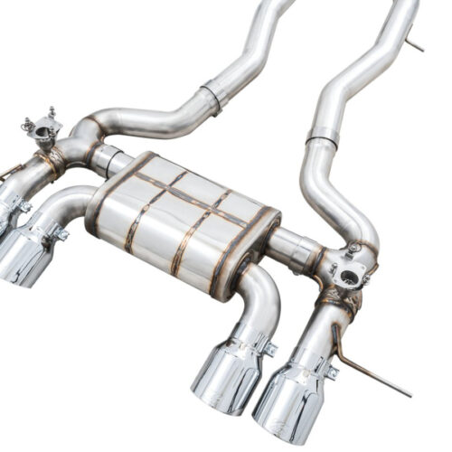 AWE Tuning SwitchPath Cat-Back Exhaust for BMW G8X M3/M4 - Chrome Silver Tips - Image 7