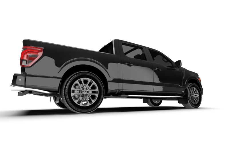 Rally Armor 21-26 Ford F-150 (Excl. Raptor) Black UR Mud Flap w/Metallic Black Logo - Image 5