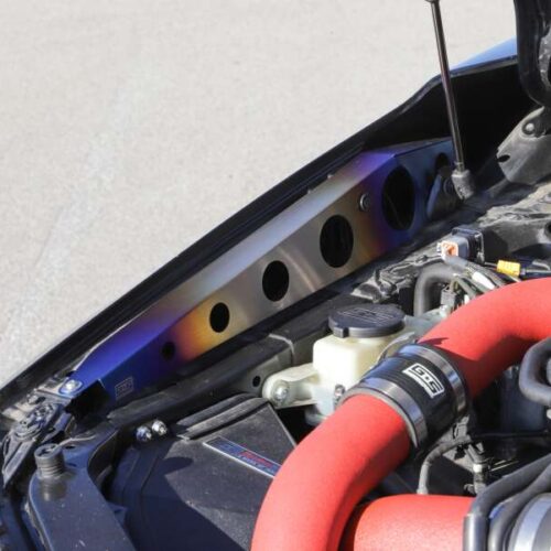 Alternative view of GrimmSpeed 15-21 Subaru WRX/STI Fender Shrouds - Titanium