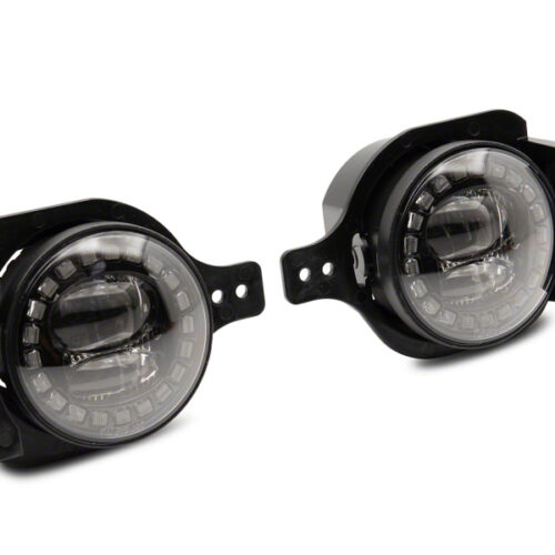 Raxiom for 2018-2023 Jeep Wrangler JL Sport 20-23 Jeep Gladiator JT Sport Axial Nighthawk LED Fog Lights