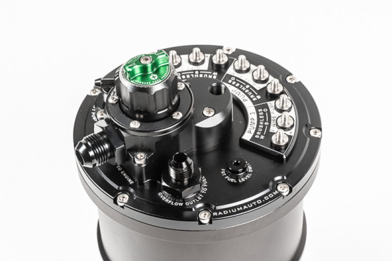 Radium Engineering Multi-Pump Fuel Surge Tank (Regulated) Fits Walbro F90000267/274/285 - Image 2