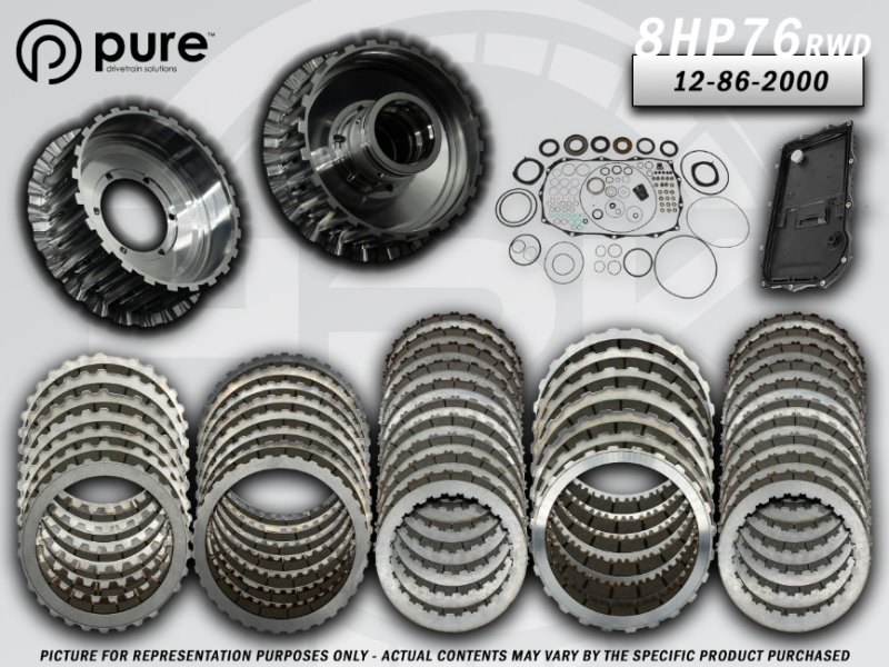 Pure Drivetrain 8HP76 High Performance Transmission Hard Parts Kit - RWD - Stage 2