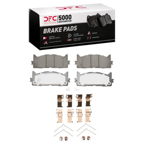 DFC 07-18 Lexus ES350 Front 5000 Advanced Ceramic Brake Pads and Hardware Kit