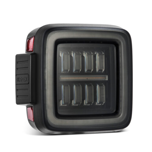 AlphaRex 18-23 Jeep Wrangler JL NOVA Prismatic LED Taillights Alpha-Black - Image 9