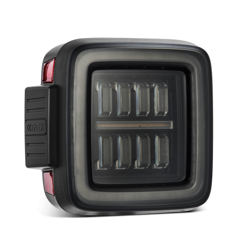 AlphaRex 18-23 Jeep Wrangler JL NOVA Prismatic LED Taillights Alpha-Black - Image 9
