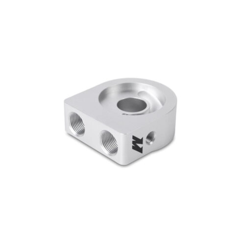 Mishimoto Silver M20 Oil Sandwich Plate - Image 2