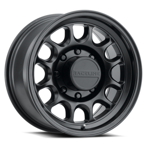Raceline 958B Rogue 17x8.5in / 8X170 BP / 0mm Offset / 130.81mm Bore - Satin Black - Image 5