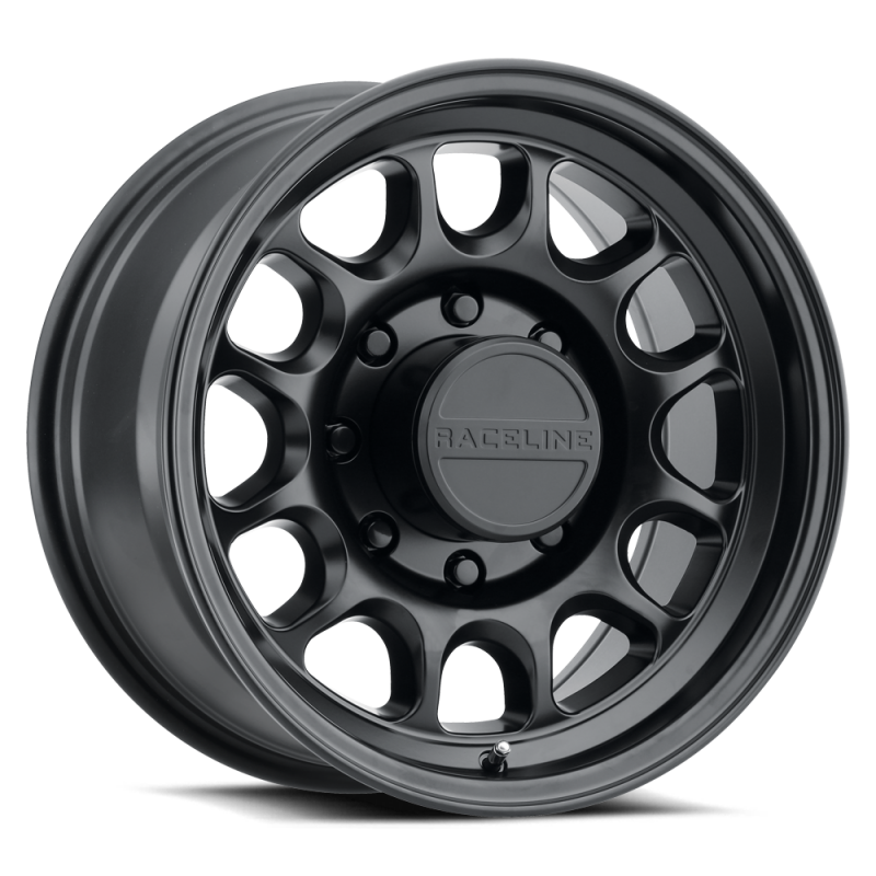 Raceline 958B Rogue 17x8.5in / 8X170 BP / 0mm Offset / 130.81mm Bore - Satin Black - Image 5