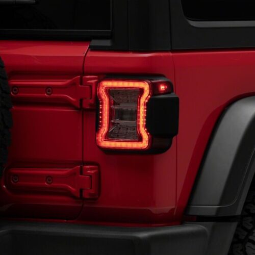 Raxiom for 2018-2026 Jeep Wrangler JL LED Tail Lights- Clear Housing- Clear Lens - Image 9