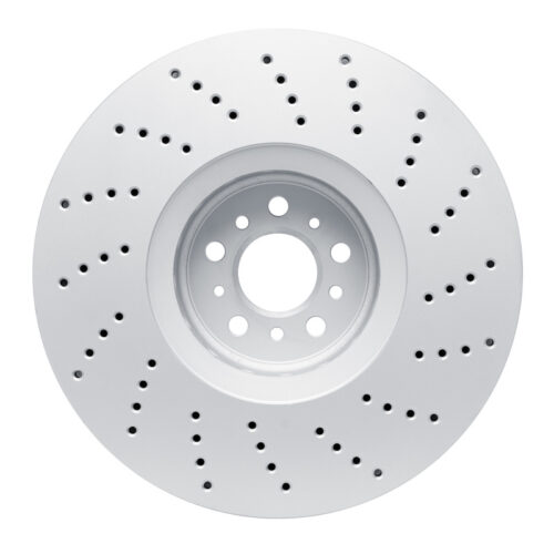 DFC 20-25 BMW X6 Left Front Drilled GeoSPEC Coated Rotor - Image 5