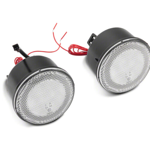 Raxiom for 2007-2018 Jeep Wrangler JK Axial Series LED Turn Signals w/ Halo- Clear