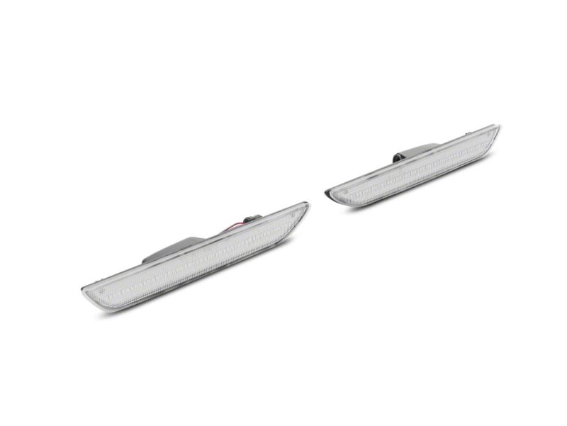 Raxiom for 2015-2023 Ford Mustang Axial Series LED Side Marker Lights Rear- Clear - Image 5