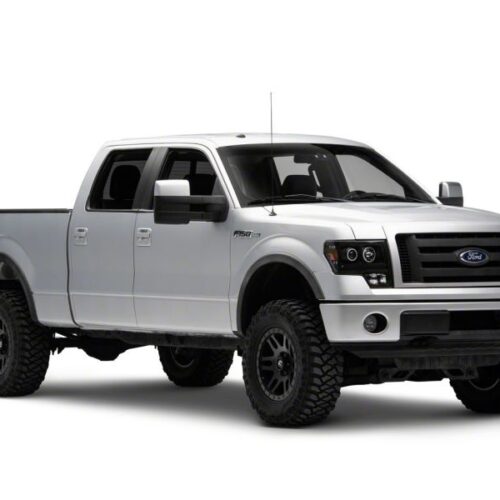 Raxiom for 2009-2014 Ford F-150 Super White LED Halo Projector Headlights- Black Housing (Clear Lens) - Image 10