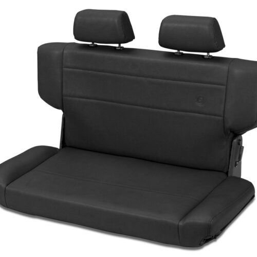 Bestop N-Tumble Seat - 97-06 Jeep Wrangler TJ Rear Trailmax Ii Fold (All Vinyl Black Crush)