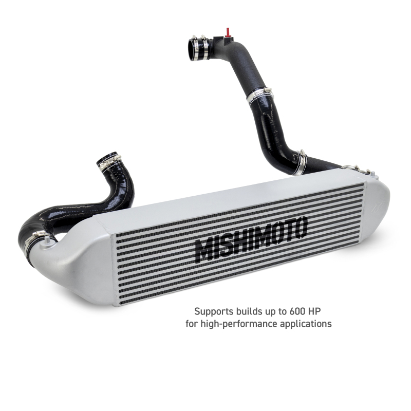 Mishimoto Intercooler Kit w/Pipes - Silver Intercooler/Black Pipes for 2023+ Honda Civic Type-R - Image 5