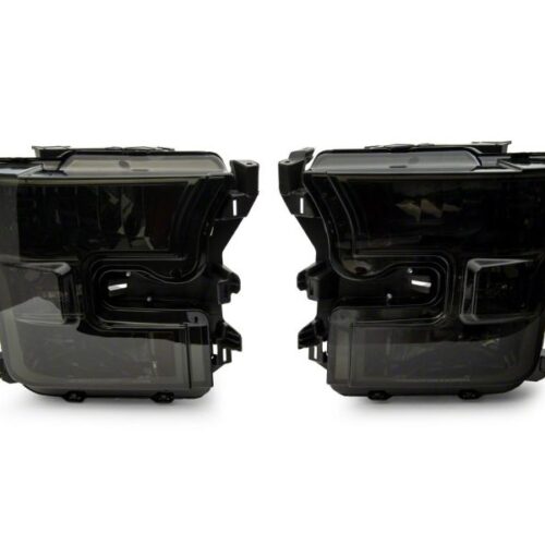 Alternative view of Raxiom for 2015-2017 Ford F-150 Axial OEM Style Rep Headlights- Chrome Housing- Smoked Lens