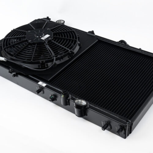 CSF for 92-00 Honda Civic w/K-Swap V3 Radiator - Black Finish