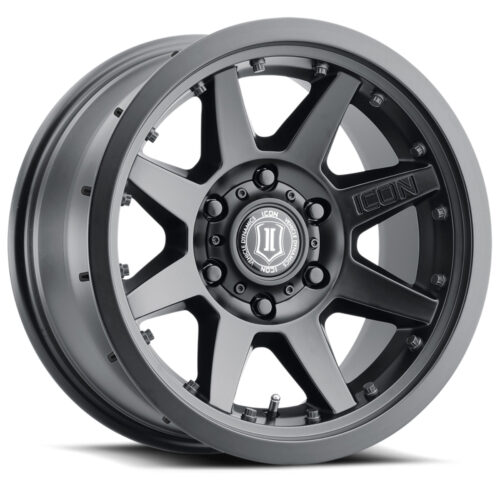 ICON Rebound Pro 17x8.5 6x5.5 0mm Offset 4.75in BS 106.1mm Bore Satin Black Wheel - Image 4