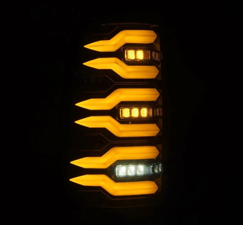 AlphaRex 99-06 Chevrolet Silverado Sierra LUXX-Series LED Tail Lights Alpha-Black - Image 7