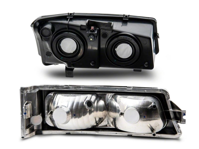 Raxiom for 2003-2006 Chevrolet Silverado 1500 Axial OEM Style Rep Headlights- Chrome Housing- Smoked Lens - Image 4