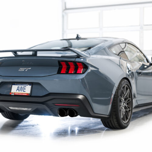 AWE Tuning SwitchPath Cat-Back Exhaust w/ Quad Diamond Black Tips for AWE 2024 Ford Mustang GT Fastback S650 RWD - Image 7