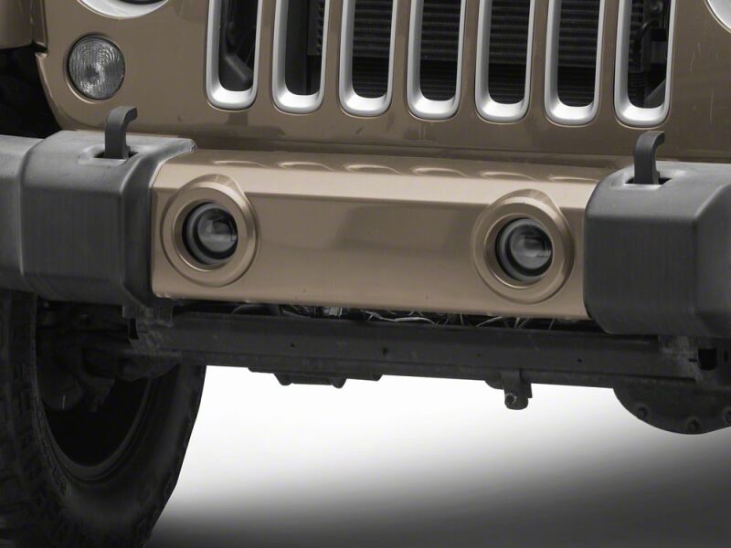 Raxiom for 2007-2018 Jeep Wrangler JK V2 LED Switchback Fog Lights with Amber Turn Signal and Halo Rings - Image 2