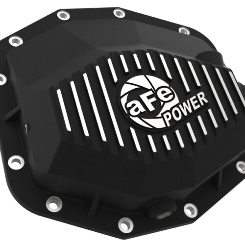 aFe Power 21-22 Ram 1500 TRX Hemi V8 6.2L (sc) PRO Series Rear Differential Cover Black w/ Machined - Image 4