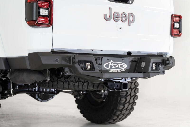Addictive Desert Designs for 2020 Jeep Gladiator JT Stealth Fighter Rear Bumper - Image 9