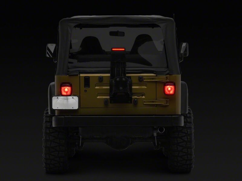 Raxiom for 1997-2006 Jeep Wrangler TJ LED Third Brake Light- Smoked - Image 8