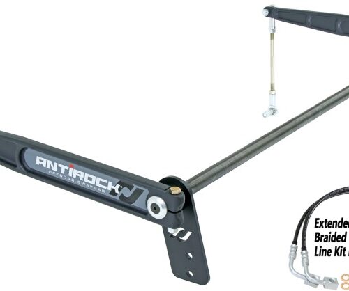 RockJock JK 4D Antirock Sway Bar Kit Rear Bolt-On Forged Arms