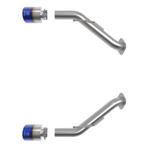 aFe Power 2023 Nissan Z V6-3.0L (tt) Takeda Stainless Steel Axle-Back Exhaust System w/ Blue Flame Tip - Image 4