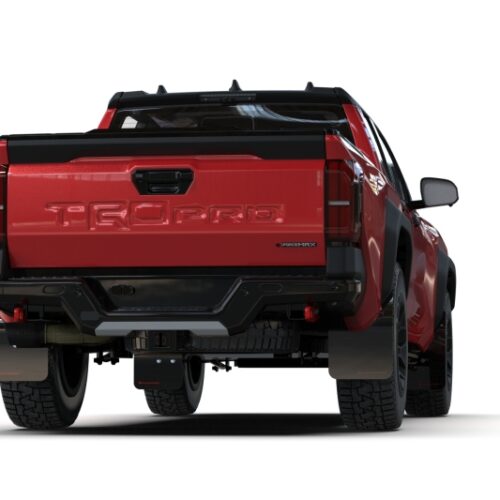 Rally Armor 24-26 Toyota Tacoma Gen 4 Black UR Mud Flap w/Metallic Black Logo - Image 3