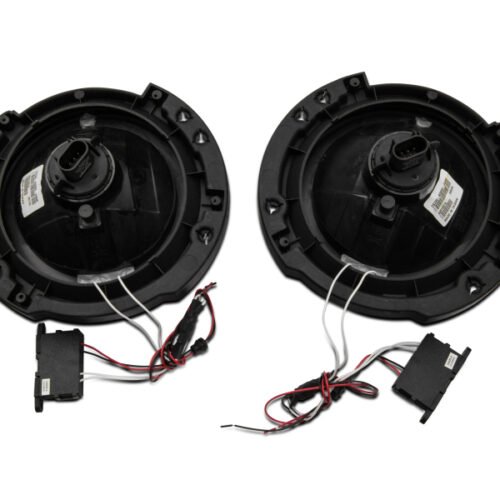 Raxiom for 2007-2018 Jeep Wrangler JK LED Halo Headlights- Chrome Housing (Clear Lens) - Image 5