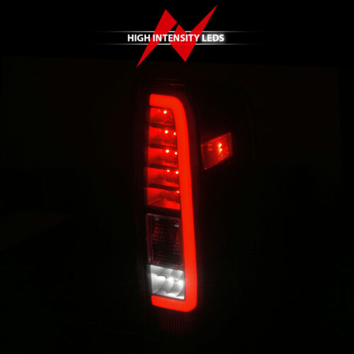 ANZO 2005-2021 Nissan Frontier LED Taillights Black Housing/Clear Lens - Image 6