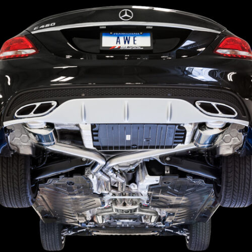Alternative view of AWE Tuning Mercedes-Benz W205 C450 AMG / C400 Touring Edition Exhaust