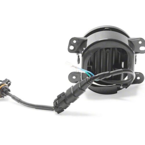 Raxiom for 2007-2018 Jeep Wrangler JK Axial Series LED Angel Eye Fog Lights- Amber and White - Image 6