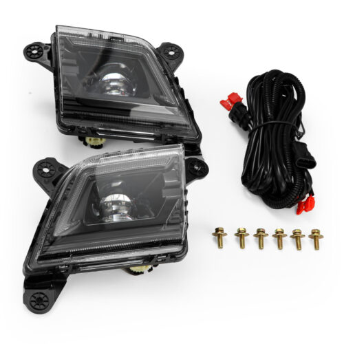 AlphaRex 19-23 Chevrolet Silverado 2500/3500HD DoubleTap Dual Color LED Projector Fog Lights - Image 2
