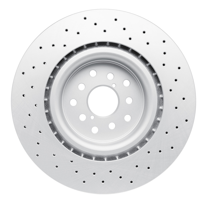 DFC 18-21 Subaru WRX STI Front Drilled Hi-Carbon Alloy Geomet Coated Rotor - Image 5