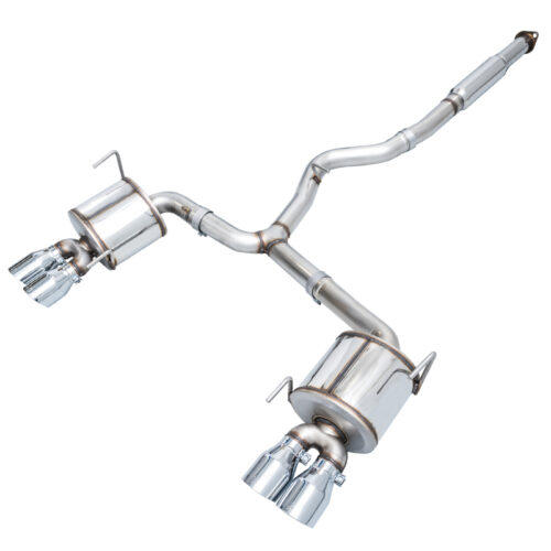 AWE Tuning Touring Edition Exhaust - Chrome Silver Tip (102mm) for Subaru STI VA / WRX GV / STI GV Sedan