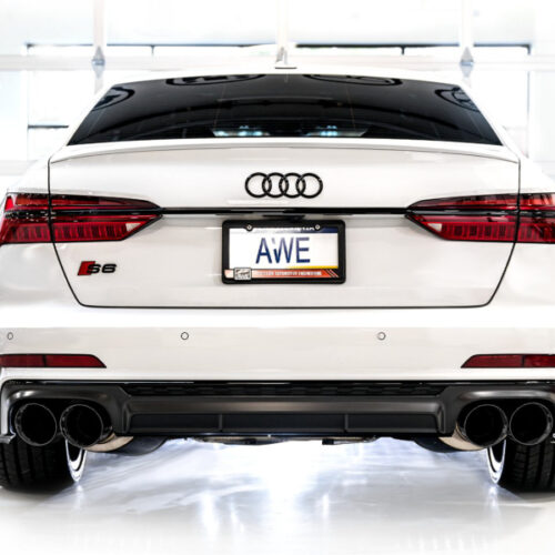 AWE Tuning Track Edition Exhaust - Diamond Black Tips for 19-23 Audi C8 S6/S7 2.9T V6 AWD - Image 8
