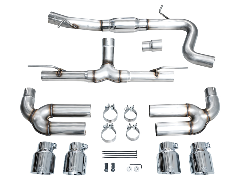AWE Tuning Track Edition Exhaust - Chrome Silver Tips for 22-24 Audi 8Y S3 - Image 8